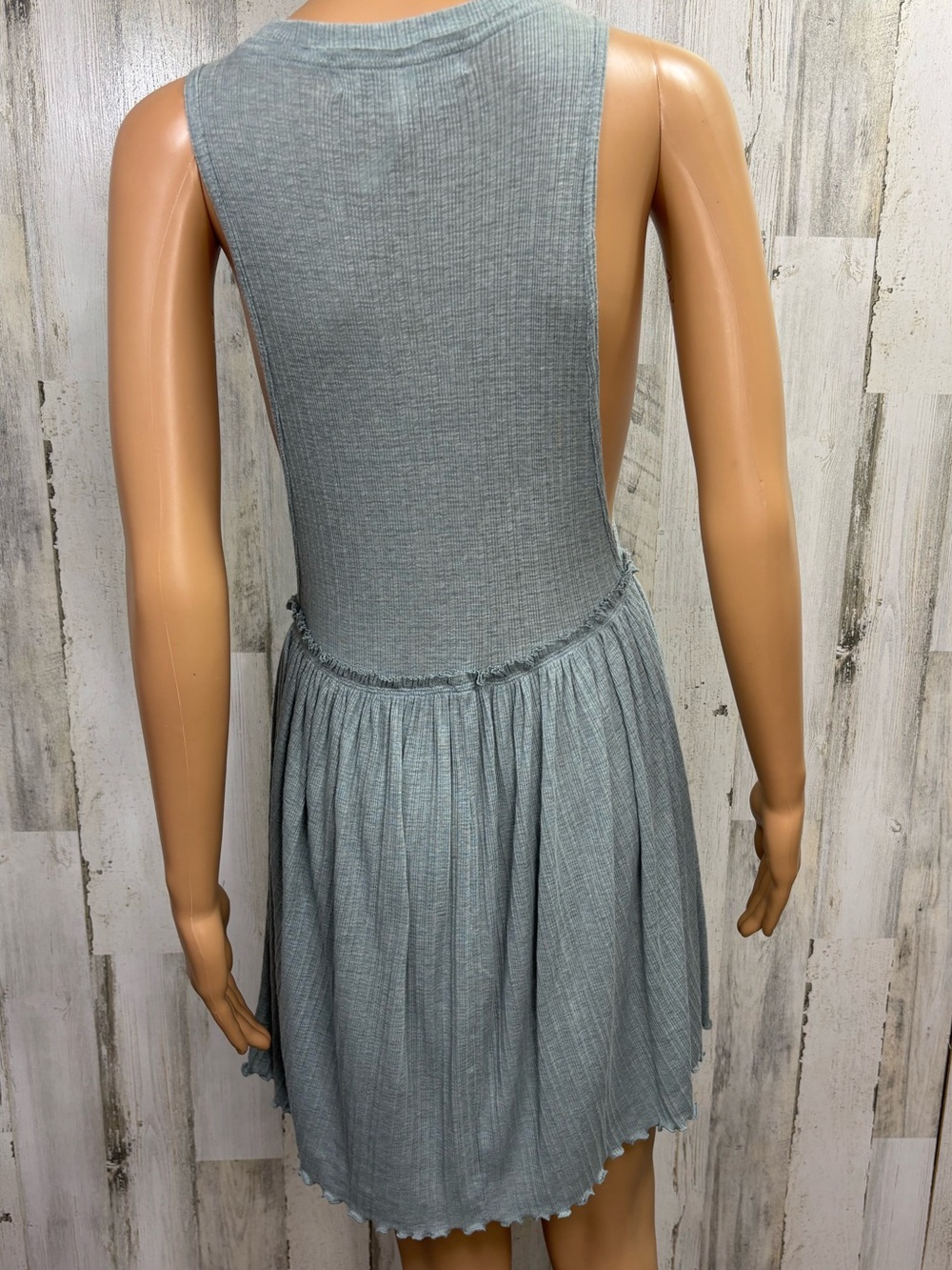 Free People FP Beach Lightweight Ribbed BRB Mini Dress - Picture 6 of 11